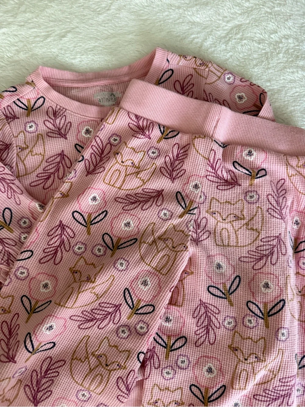 Garanimals Pink Fox & Floral Set
